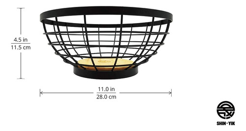 Frutero Grande De Madera Para Encimera De Cocina Y Comedor,