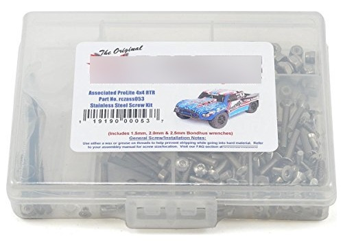 Rc Screwz Associated Prolite 4x4 Rtr Kit De Tornillos De Ace