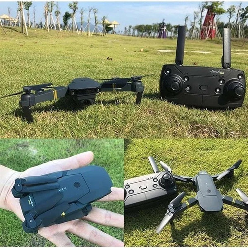 Mini Drone Rc Câmera 4k Hd Drones Hold Bolso Preto