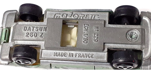 Antiguo Datsun 260z Nº229 Esc 1/60 Majorette Francia 1982 (Usado)