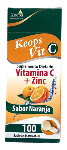 Vitamina C + Zinc 100 Tabletas - Unidad a $299