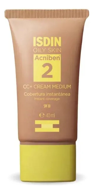 Crema cobertura Isdin Acniben CC+ CREAM MEDIUM 40ML