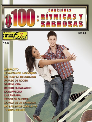 Revista Guitarra Fácil Colección 100 Canciones Ritmica No.20