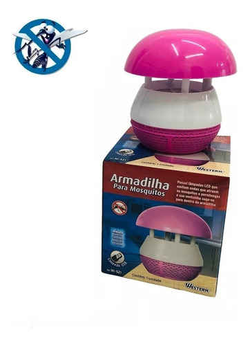 Kit 2 Armadilha Mata Mosquito Pernilongo Abajur Lampada Led