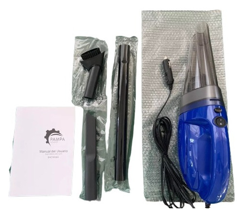 Aspiradora Para Auto Con Accesorios 12v 150w Color Azul marino