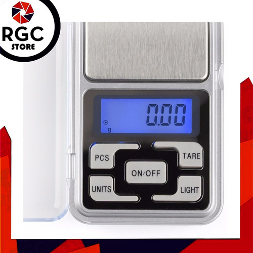 Micro Balanza Digital Precision 0.1 A 500gr Joyero Visor Led Relojero Artesanias