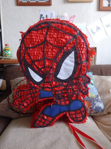 Piñata Spiderman Cuerpo Completo De Pie