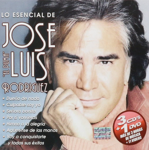 José Luis Rodríguez El Puma Lo Esencial Cd Triple + Dvd 2009