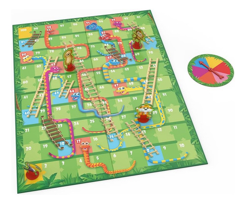 Juego De Mesa Serpientes Y Escaleras De Spin Master