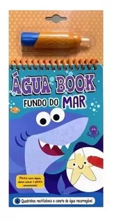 Livro De Colorir Infantil Água Book Fundo Do Mar Pinta Fácil