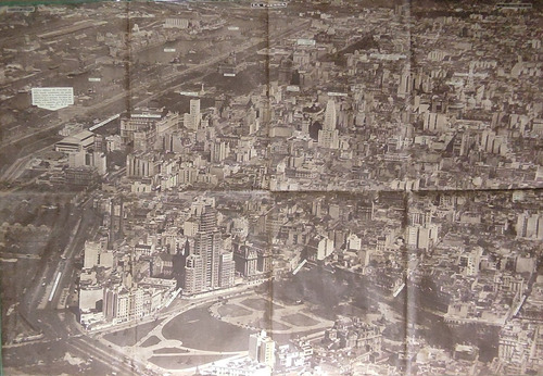 Fotografia Vista Aerea De La Ciudad De Buenos Aires - 1934.