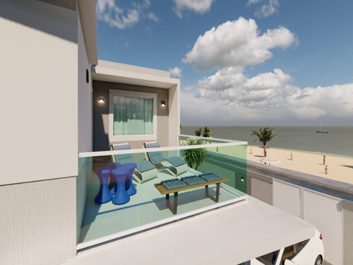 Imagem 5 de 20 de Belíssimas Casas Com Vista Para O Mar. Praia De Itapebussus - 1069 - 70731932