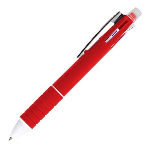 Imagen 3 de 3 de Bolígrafo 5 En 1: Lapicero, Tinta Roja, Negra, Azul Y Verde