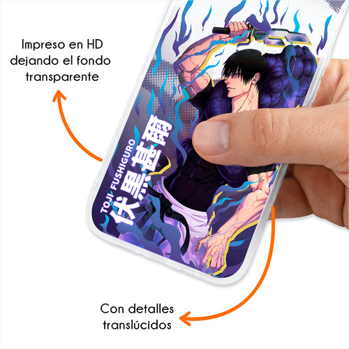 Funda Para Xiaomi Jujutsu Kaisen Toji Fushiguro Case Anime Toji Poco M6