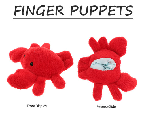 Juego De Marionetas De Animales Marinos De 10 Piezas