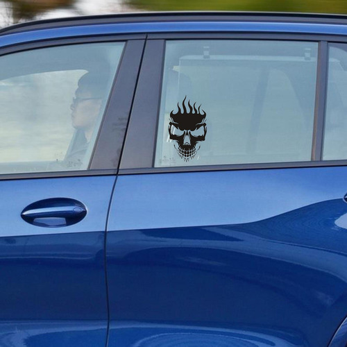 Calcomanía De Calavera Para Coche Pegatinas De Calavera Para