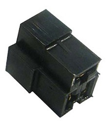 Conector 03 Vias Femea 6.3 Preto