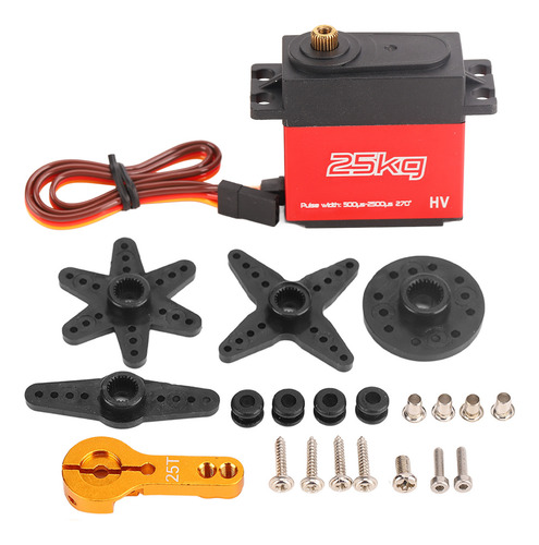 Servo Digital Rc Accessories, 25 Kg, Resistente Al Agua, Baj
