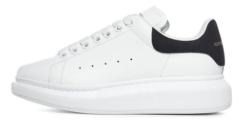 Tenis Alexander Mcqueen Talón Negro Clásico Oversized