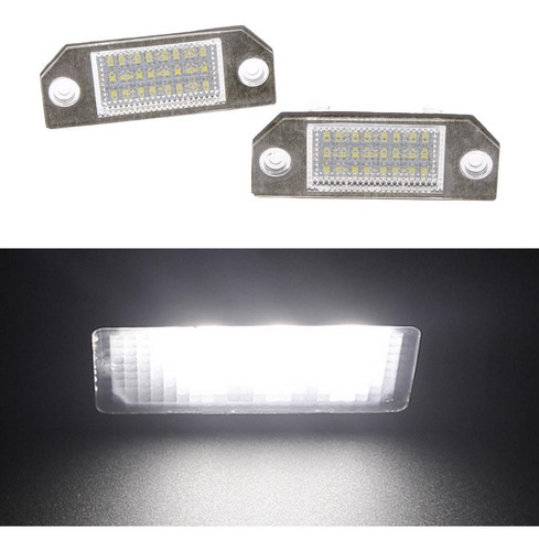 2x Lámparas De Lámpara De Matrícula 18 3528 Led Sin _