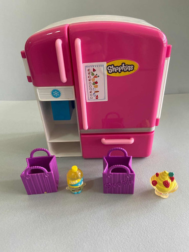 Shopkins Nevera Y 2 Figuras, Original