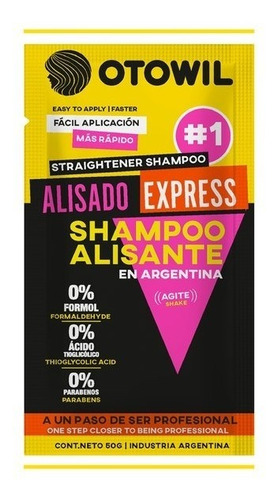 Shampoo Alisante Otowill 50 Grs