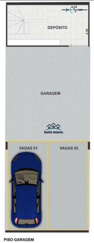 Imagem 13 de 20 de Sobrado Com 02 Quartos ( Sendo02 Suítes Uma Master) Todo Mobiliado E Decorado ,02 Vagas De Garagem À Venda, 103 M² - Saúde - São Paulo/sp - So0439