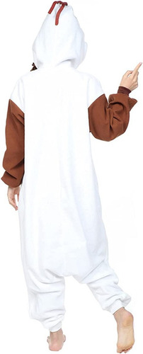 Disfraz Pijama Mameluco Mono De Nieve Olaf Frozen Adultos