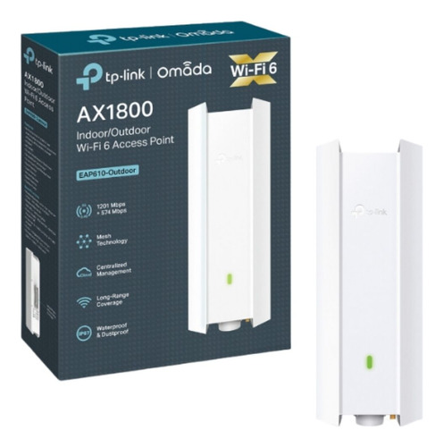 Access Point Tp-link Eap610 Outdoor Wifi 6 Ax1800 Omada Mesh
