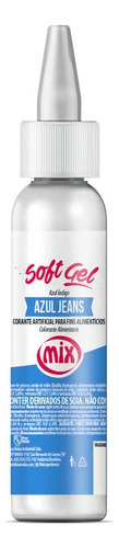 Corante Alimentício Soft Gel 60g Mix - Azul Jeans