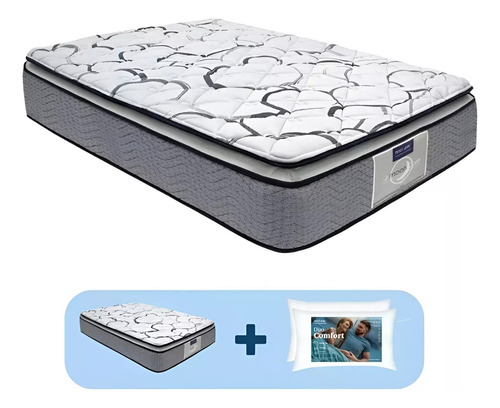Kit Colchón Individual Restonic Calm + Almohadas