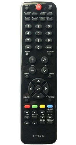 Controle Remoto Tv Lcd H-buster Htr-d19/hbtv-32d01hd/42d01hd