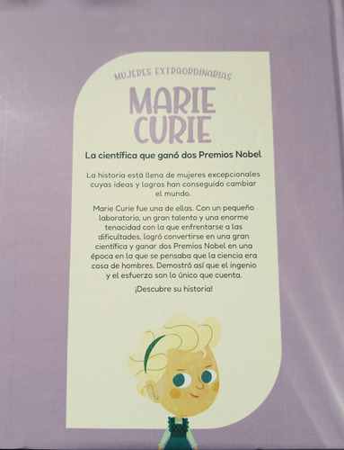 Marie Curie, Científica 2 Premio Nobel X 2 Libros Tapa Dura