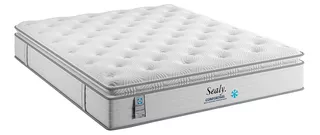 Cochão Sealy King Size Comfort Gel Espuma Hipersoft