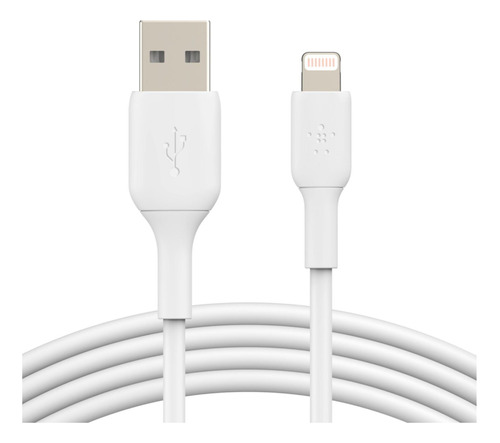 Cable Lightning Para iPhone & iPad Color Blanco - Belkin