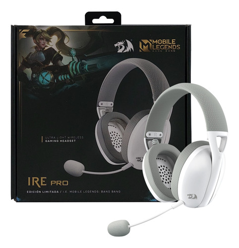 Auriculares Redragon Ire Pro H848 White/gray Mobile Legends