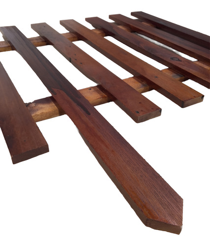 Cerco Jardin X 6 Unidades Lustre Barniz Uv (50cmx50cm) Marrón