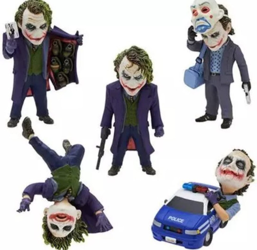 Joker Juego Imantado X 5 En Pvc Heath Ledger The Dark Knight