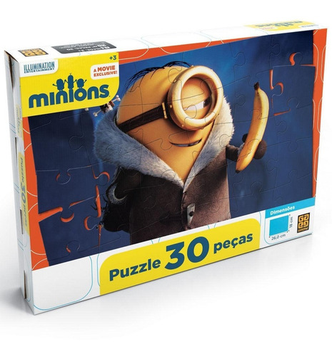 Quebra-cabeca 30 Pecas Minions Grow