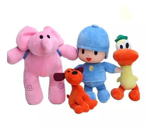 Pocoyo Pelúcia Musical Azul Desenho Cultura