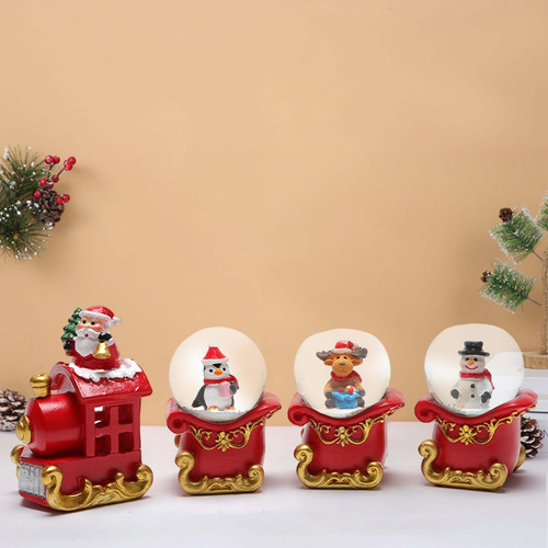 Tren De Navidad, Globos De Nieve, Nieve, Globo De Nieve