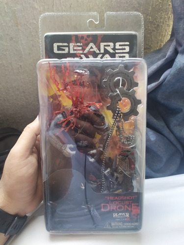 Neca Gears Of War Headshot Locust Drone