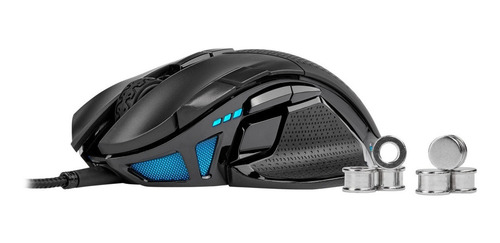 Imagen 7 de 9 de Mouse gamer de juego Corsair Nightsword RGB black