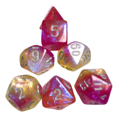 3 Juego De Dados Poliédricos Juego De Dados Rpg De 7 Dados