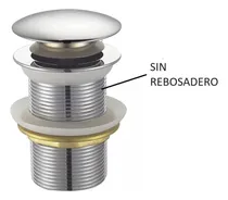 Comprar Desague Push Botón Para Lavamanos  Con Rebosadero Y Sin Rebo