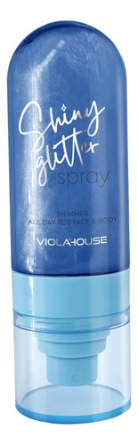 Body Glitter Glitter Hairspray High Gloss Impermeable Azul