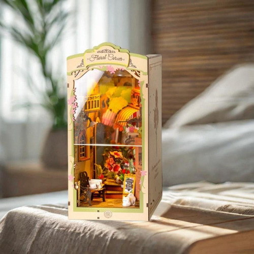 Kit De Bricolaje Con Sujetalibros De Madera Para Casa De