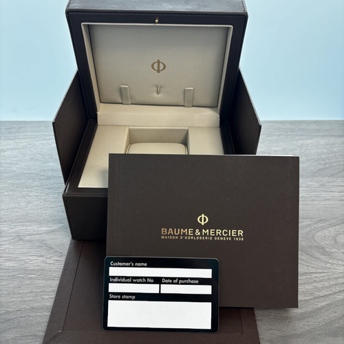 Relogio Baume Mercier Clifton Club Limited Editon Automatic Preto Preto Branco