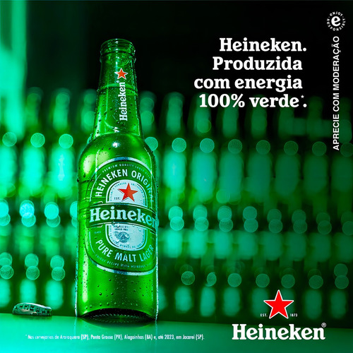 Cerveja Heineken Long Neck 330ml Pack 12 Unidades