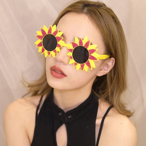 U Gafas De Sol Con Forma De Girasol Para Niñas Y Niños,